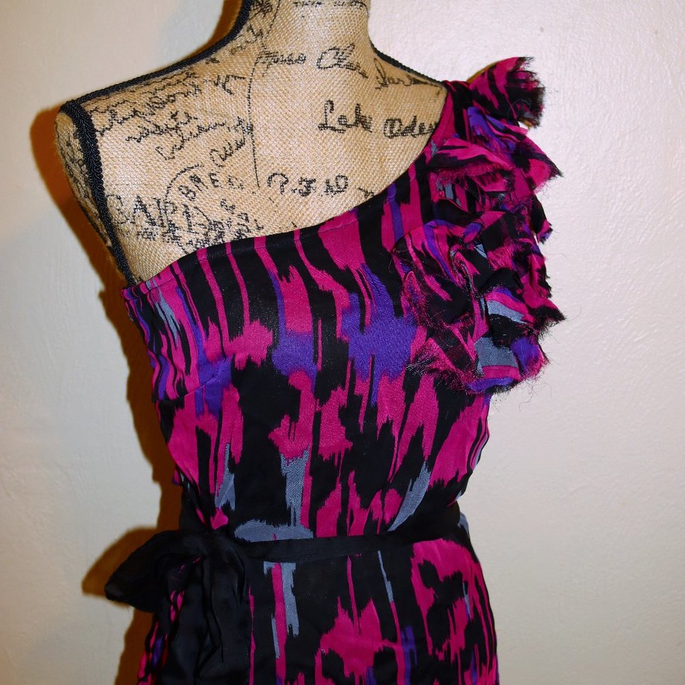 One Shoulder Sheer Top